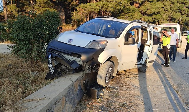 Edirne'de drift yaparken duvara çarpan sürücüye 46 bin TL ceza kesildi