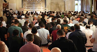 Edirne'de Kurban Bayramı namazı coşkusu