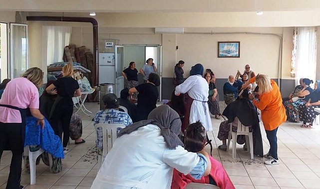 Edremit Halk Eğitimi Merkezi'nden ücretsiz kuaför hizmeti