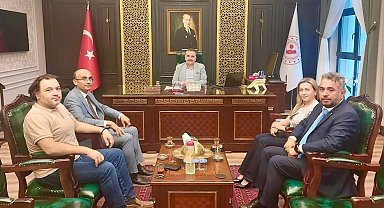 Edremit MYO yönetiminden Kaymakam Odabaş'a ziyaret