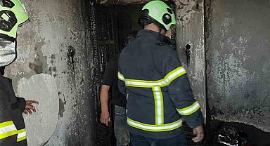 Eğirdir'de soğuk hava deposunda yangın paniği