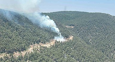 Ekipler orman yangını için seferber oldu