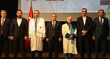 Elazığ'da Kırım Tatar Türk Halkı Milli Lideri Mustafa Abdülcemil Kırımoğlu'na fahri doktora verildi