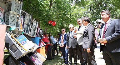 Elazığ'da "Dijital Detoks" etkinliği: Geri Dönüşüm Kütüphanesi açıldı