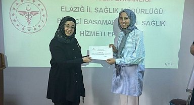 Elazığ'da sağlık çalışanlarına eğitim verildi