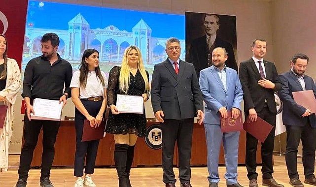 Emet MYO'da görevli akademik personele teşekkür belgesi