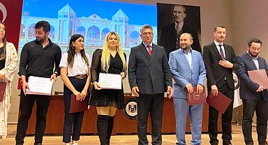 Emet MYO'da görevli akademik personele teşekkür belgesi