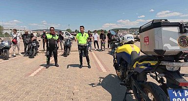 En çok motosiklet kazasının yaşandığı Bilecik'te sürücülerine uygulamalı eğitim verildi