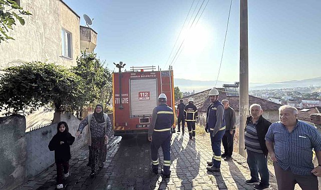 Erbaa'da korkutan yangın