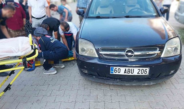 Erbaa'da otomobilin altında kalan 3 yaşındaki çocuk hayatını kaybetti
