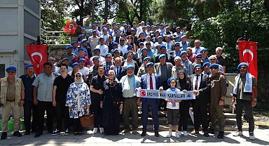 Erciyes Mavi Kartalları, Kütahya'da şehit aileleriyle buluştu