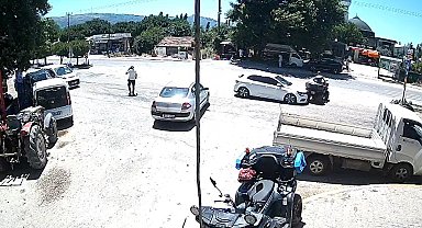 Erdek'te korkutan kaza: Takla atan ATV'den sağ kurtuldu