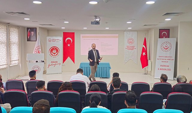 Erzincan'da evlilik kredisine başvuran çiftlere eğitim düzenlendi