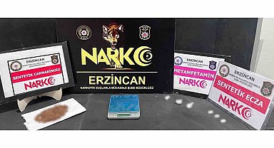 Erzincan'da uyuşturucu operasyonu