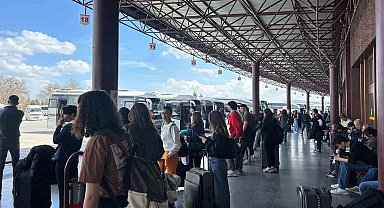 Eskişehir Otogarı'nda bayramda yoğunluğa karşı ek seferler konuldu
