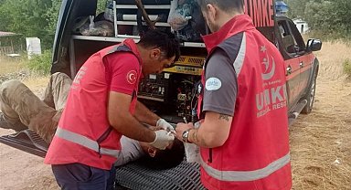 Eskişehir'den 2 UMKE aracı ve 10 personel Bilecik yangınına desteğe gitti