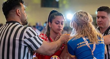 Eskişehirli sporcunun bileği Avrupa'da bükülmedi