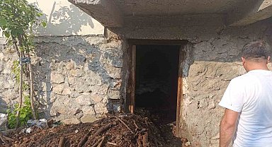 Evin bodrumunda çıkan yangın büyümeden söndürüldü