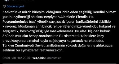 Fahrettin Altun: "Peygamberimize yönelik saygısızlık içeren karikatürleri şiddetle kınıyoruz"