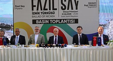 Fazıl Say'dan İznik'e özel türkü
