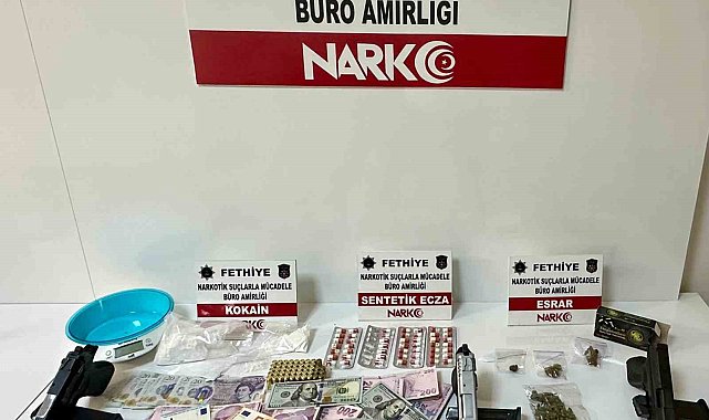 Fethiye'de uyuşturucu operasyonu: 5 tutuklama