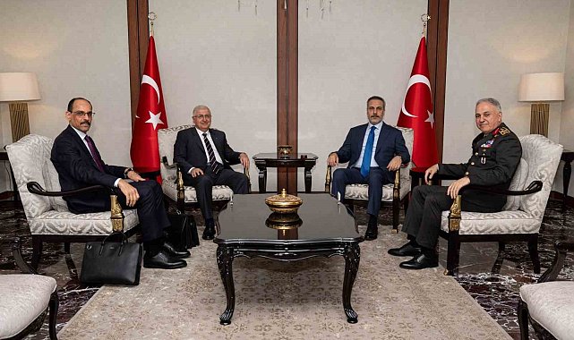 Fidan, Güler, Gürak ve Kalın Dışişleri Bakanlığı'nda bir araya geldi