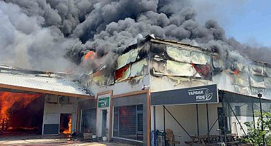 Fide üretim merkezinde yangın