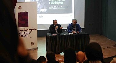 Filistinli şair Sakarya'da sanatseverlerle buluştu