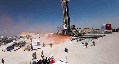 Gabar'da sondaj kulesinde patlama senaryosu gerçeğini aratmadı