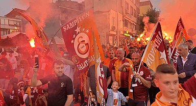 Galatasaray'ın şampiyonluğu Hayrabolu'da coşkuyla kutlandı