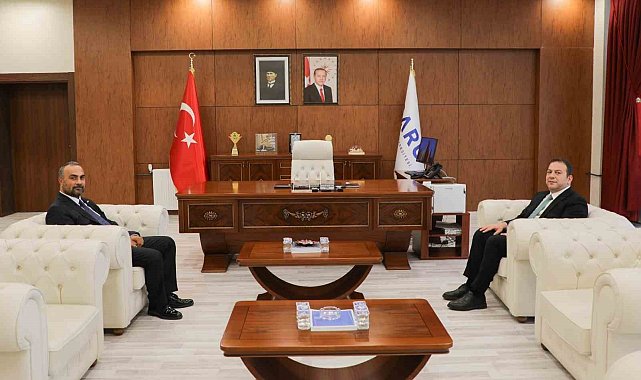 Garnizon Komutanı Şahin'den Rektör Akkaya'ya ziyaret