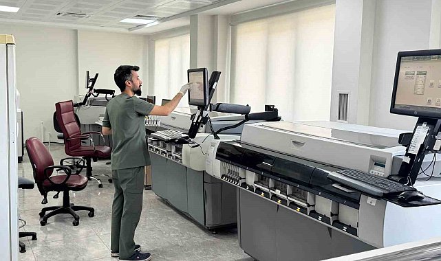 Gazi Yaşargil Eğitim ve Araştırma Hastanesi merkez laboratuvarı yeni yerleşkesine taşındı
