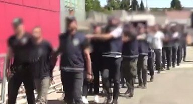 Gaziantep'te 'change araç' operasyonu: 13 şahıs tutuklandı