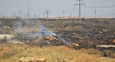 Gaziantep'te anız yangınına erken müdahale faciayı önledi