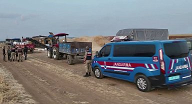 Gaziantep'te jandarmadan anız yangınlarına karşı dron ile denetim