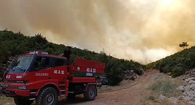 Gaziantep'te orman yangını: Yangına havadan ve karadan müdahale ediliyor
