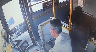 Gaziantep'te otobüs şoförüne direksiyon başında silahlı saldırı: O anlar kamerada