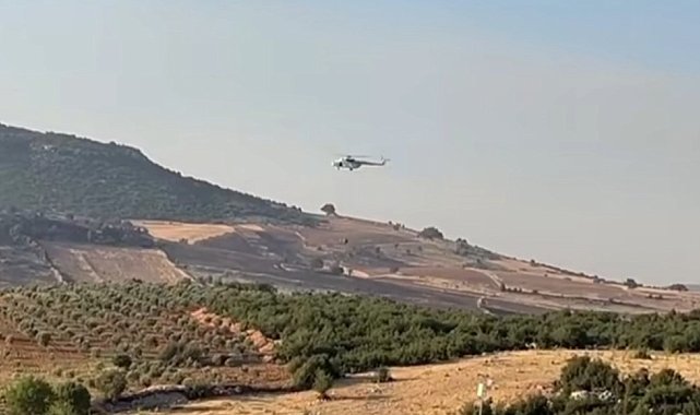 Gaziantep'teki orman yangını 7 saat sonra söndürüldü