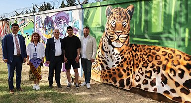 Gençler 'graffiti'leri ile Bursa'yı renklendirdi