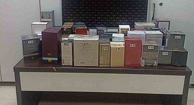 Germencik'te kaçak parfüm operasyonu: 100 şişe ele geçirildi