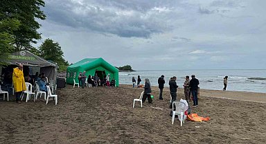 Giresun'da denizde kaybolan çocuğu arama çalışmaları devam ediyor