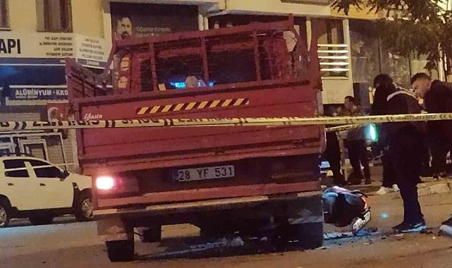 Giresun'da trafik kazası: 1 ölü