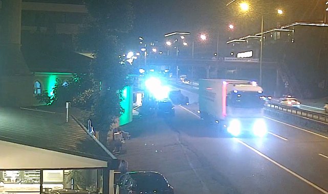 Giresun'daki feci kaza kamerada: 1 ölü, 2 yaralı
