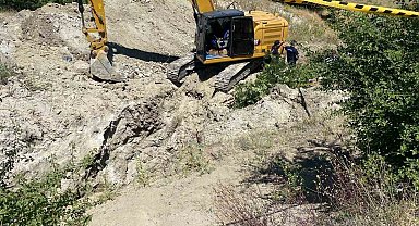 Göçük altında kalan kişi hayatını kaybetti