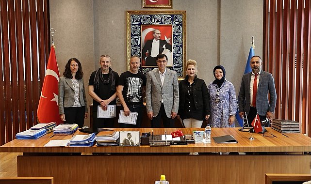 Gönüllü sanatçılara teşekkür belgesi