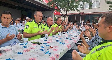 Görevi başında hayatını haybeden polis memuru için mevlit okutuldu