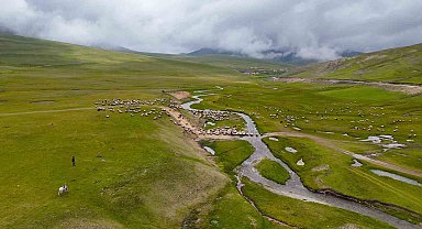 Gümüşhane yaylalarında görsel şölen