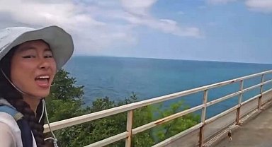 Güney Koreli gezgin Giresun'da