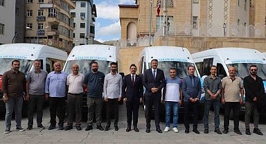 Hakkari Belediyesi filosuna 6 yeni araç daha ekledi