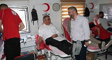 Hakkâri eğitim camiası, kan bağışı ile umut oldu